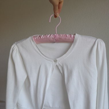 SMART & PRETTY Cardigan Bolero Baumwolle weiss