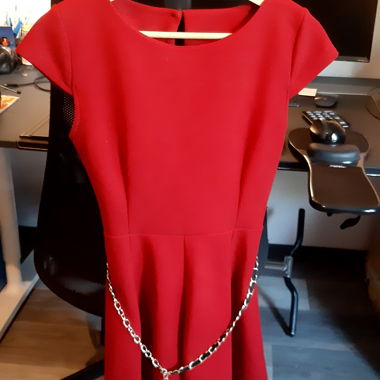 Abito rosso da concerto