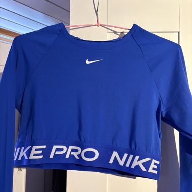 Haut à manches longues Nike bleu