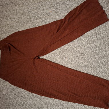 Light fabric trousers