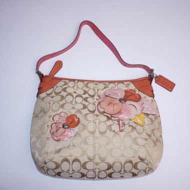 Coach Monogramm Schultertasche