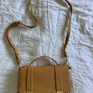 Mustard crossbody bag
