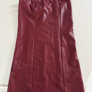Abito bandeau bordeaux