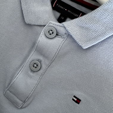 Hellblaues Polo Tommy Hilfiger - Baby 74cm