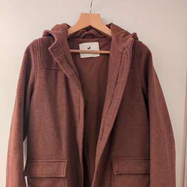 Stylish Red-Brown Coat - Brand TwoThirds