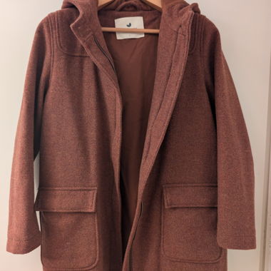 Stylish Red-Brown Coat - Brand TwoThirds