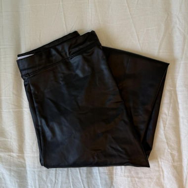 Bershka faux leather leggings
