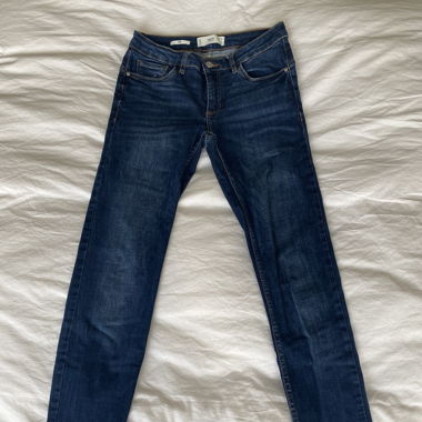 dunkelblaue skinny Jeans