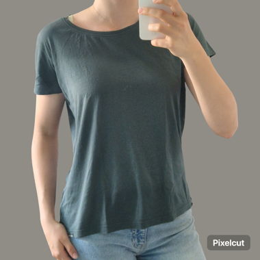 T-shirt dunkelgrün basic Gr. S Tarzan