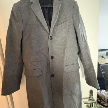Cappotto H&M grigio in cashmere taglia 48