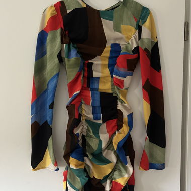 Zara Multicolored Printed Dress