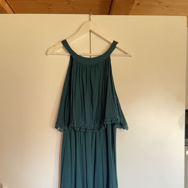 Petrolfarbiges Kleid