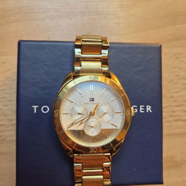 Gold Tommy Hilfiger Watch