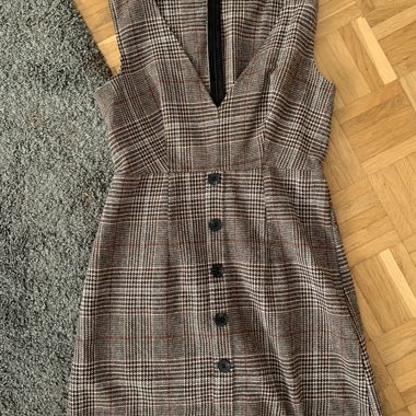 Robe courte à carreaux taille S