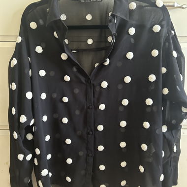 Zara Polka Dot Blouse