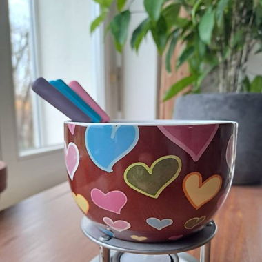 Set für Schokoladenfondue