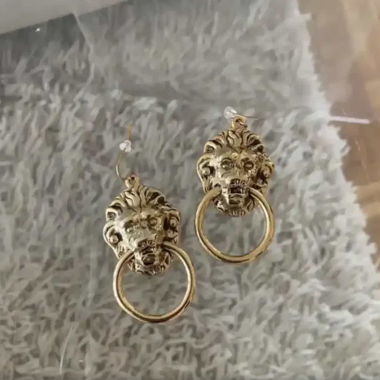 Doorknocker Earrings - Brand New