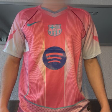 FC Barcelona Pink-Blaues Trikot