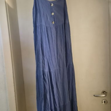 Blue Spaghetti Strap Dress