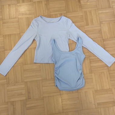 Light Blue Long-Sleeve Set