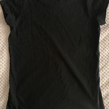Schwarzes Polo T-Shirt