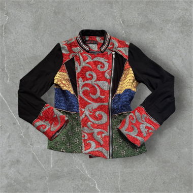 Vintage Paris Designer Jacket Embroidered