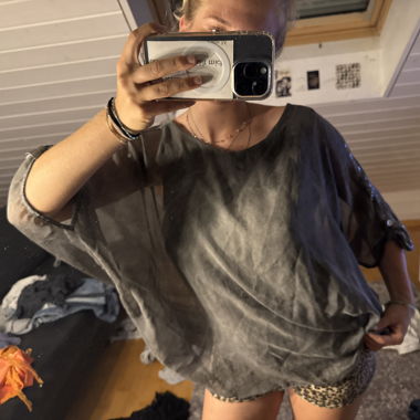 Grey Vintage Oversize Shirt