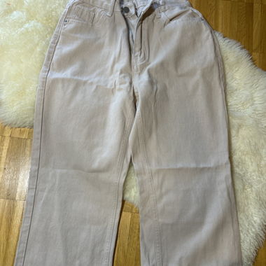 Beige jeans size (small) M