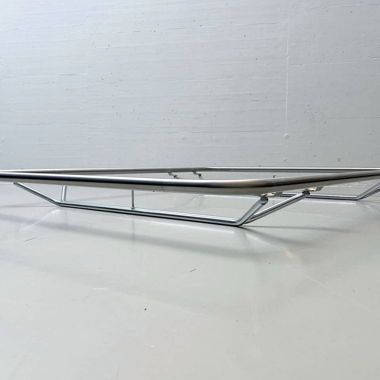 Bett von B.Huwyler mit Lattenrost von Lattino 70er
