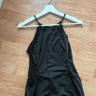 Longue robe à dentelle 
