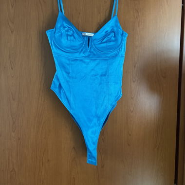 Body bleu clair Zara