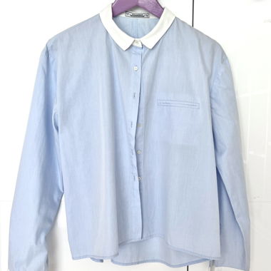 Blouse Bleu Pastel