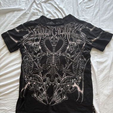 affliction black tshirt