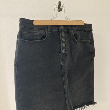 Gonna di jeans nera