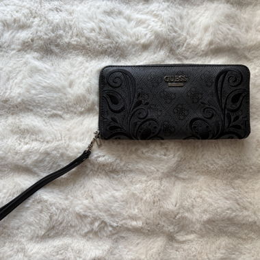Schwarze Guess Geldbörse