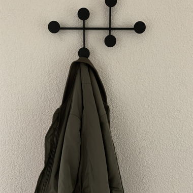 Patères murales avec 6 patères de MENU