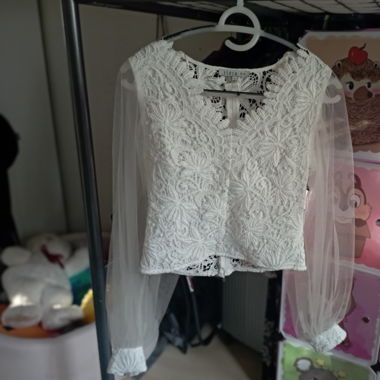 Elegante Frau Bluse 