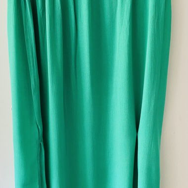 ICHI Green Maxi Skirt