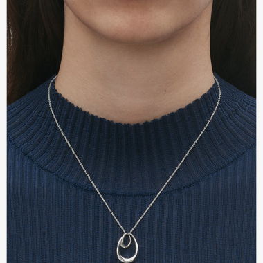 Collier en argent Offspring George Jensen, grand