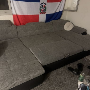 Canapé d’angle avec fonction couchage