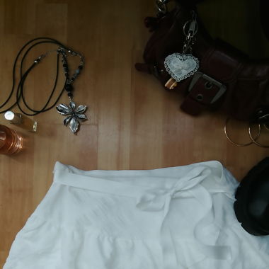 Jupe blanc vintage 