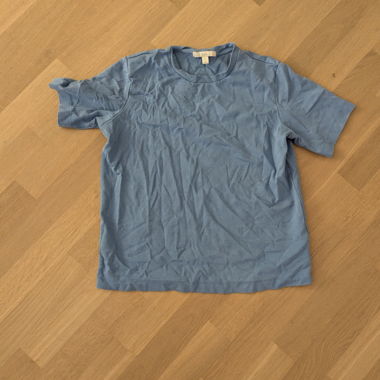 T-shirt azzurro chiaro in cotone
