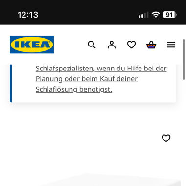 Ikea Nordli Bett mit Matratze