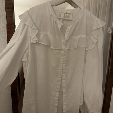Leinen Bluse XL