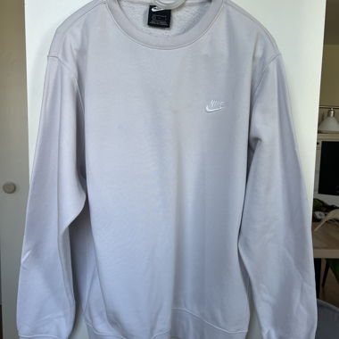 Felpa Nike grigio chiaro, taglia L