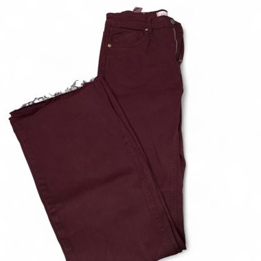 Burgundy jeans D74