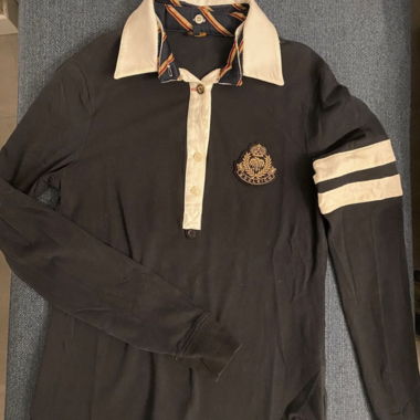 Polo à manches longues Woolrich noir