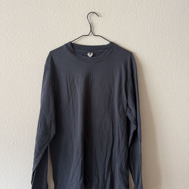 T-shirt bleu à manches longues ARKET