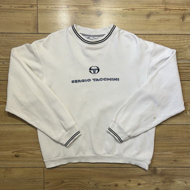 Felpa vintage Sergio Tacchini ricamata