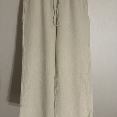 Pantalons en mélange de lin F&F
